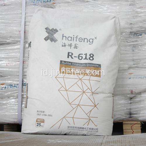 Merek Haifeng Titanium Dioksida Rutile R-618 untuk Coating